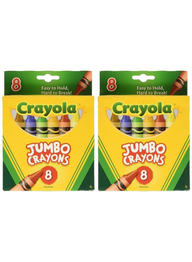 Crayola Crayons Jumbo 8Ct Peggable Tuck Box [Set Of 2] 3 Years & Up - Image 2