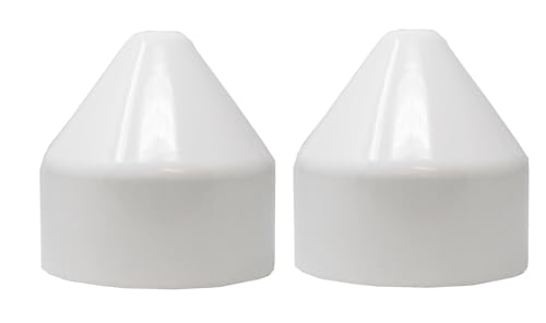 JSP Manufacturing Plastic PVC Pipe 4 Cone Style Cap for 4 Schedule 40 PVC Pipe Now with More UV Protection 10 Years 2 White - Image 3