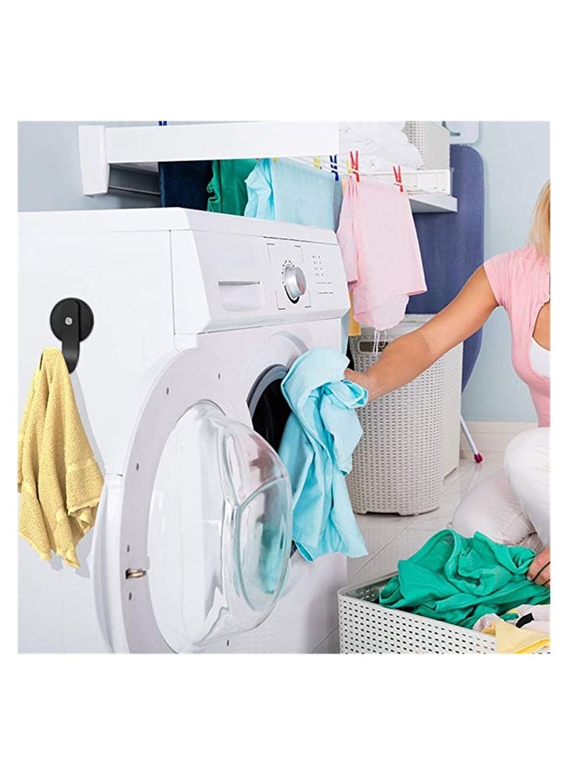 2 Pack No Punch Magnetic Hook Hook Wreath Hanger Hook for Metal Front Door Wreath Decoration - Image 3