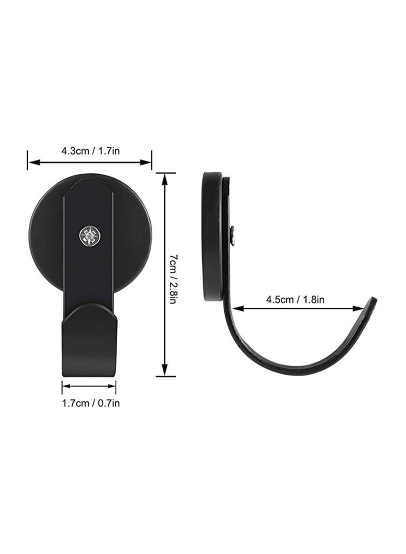 2 Pack No Punch Magnetic Hook Hook Wreath Hanger Hook for Metal Front Door Wreath Decoration - Image 2