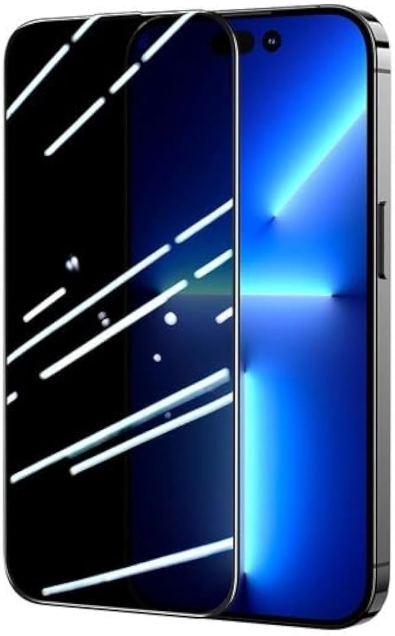 Privacy Screen Protector for iphone 15 Pro Max (Dux - Ducis) Screen Privacy Tempered Glass, 9H Hardness Anti-Spy Scratch Privacy Glass Full Coverage Clear