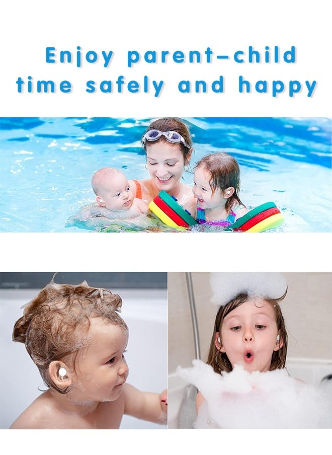Lemon Baby Shower Cap, Shower Shampoo Visor, Safe Shampoo Shower Bathing Protection, Bath Cap Soft Adjustable Visor, Pack of 20 Baby Showers Ear Protectors Film Comfortable Fit Child Ear Protections Patches for Bathing  - Image 5