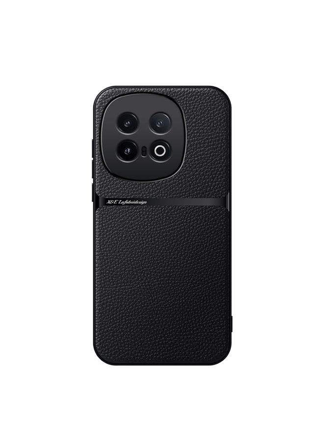 The Bros Case For vivo iQOO 13 Litchi Leather Magnetic Full Coverage Shockproof Phone Case