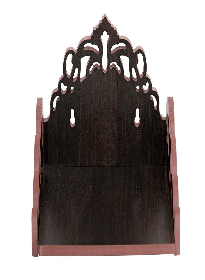 Nexat Plywood Hindola Like a singhasan and Temple for Office Store and Home in Using for Worship (Size - Small) Length (8 Inches), Width (6 Inches), Height (5.5 Inches) (Black A) - Image 2