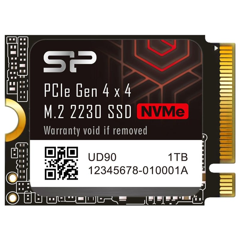 SP Silicon Power Silicon Power SU01KGBP44UD9007MM SSD UD90 2230 NVMe 4.0 Gen4 PCIe M.2 R/W up to 5000/3200MB/s Compatible with Steam Deck - Image 1
