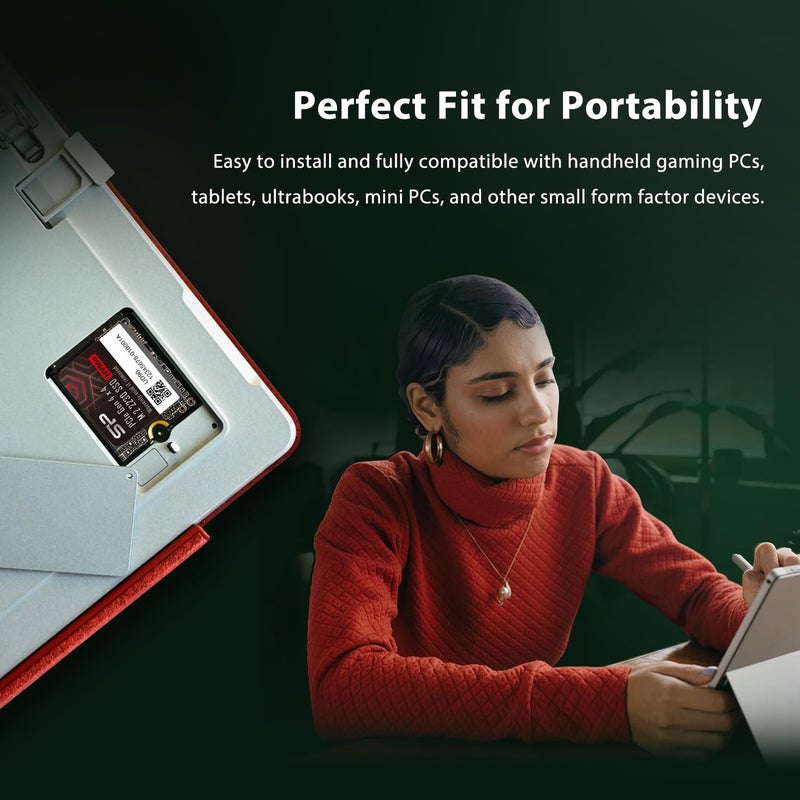 SP Silicon Power Silicon Power SU01KGBP44UD9007MM SSD UD90 2230 NVMe 4.0 Gen4 PCIe M.2 R/W up to 5000/3200MB/s Compatible with Steam Deck - Image 5