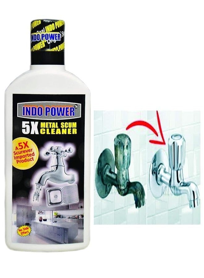 INDOPOWER منظف صنابير وأحواض الاستحمام، خبير تنظيف صنابير وأحواض الاستحمام، يزيل رواسب الصابون والترسبات الكلسية، سهل إزالة بقع الماء العسر (100 غرام، 3) - Image 1