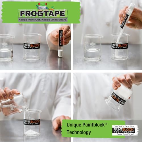 FrogTape Frog Tape Green Multi Surface Painters Masking Tape, Indoor Painting and Decorating for Sharp Lines and No Paint Bleed 36mm X 41.1m - Image 4
