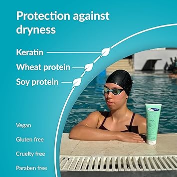 Triswim Hair Conditioner for Swimmers after Swim Care Moisturizing Conditioner for Hair Vegan Hair Conditioners for Active People 251ml - Image 3