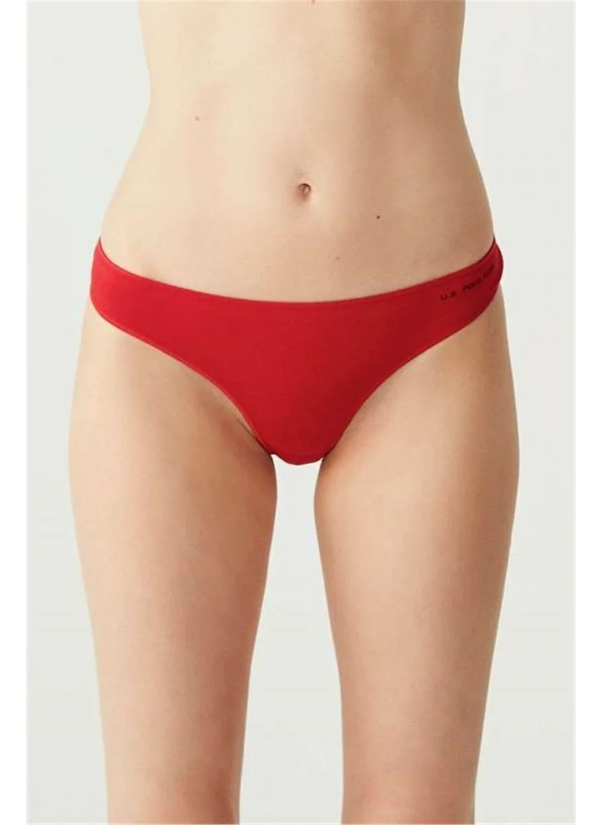 U.S. Polo Assn. BASE. Polo Assn. 67005 Women's 5-Pack Elastic String - Black&skin&white&salmon&red