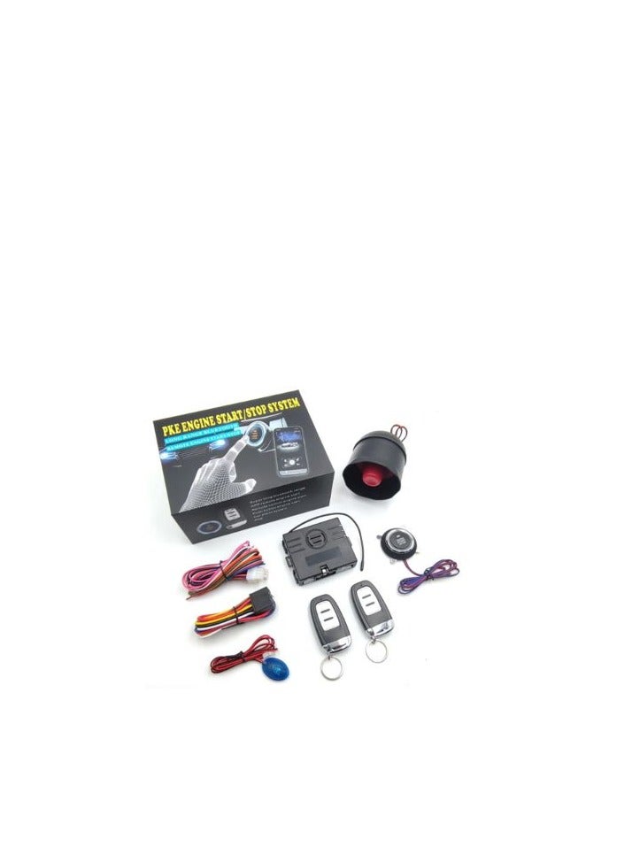 جهاز انذار السيارة وبصمة الاصبع من شركة بي كي اي، 2 ريموت - Image 1