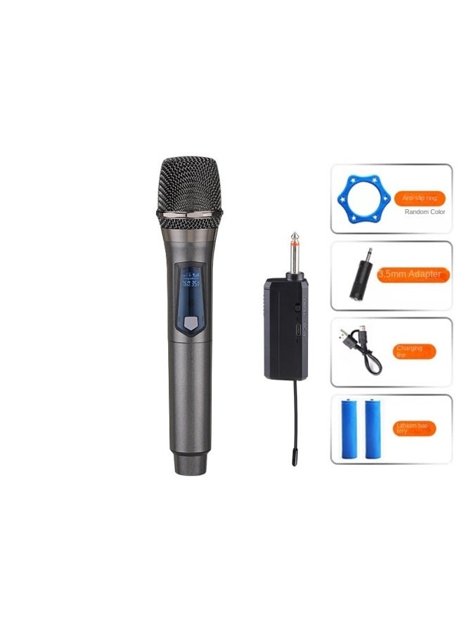 Live Wireless Microphone Home Karaoke One-drag-two Outdoor Sound System Tv Singing Conference Stage Sound Card Microphone - Image 1