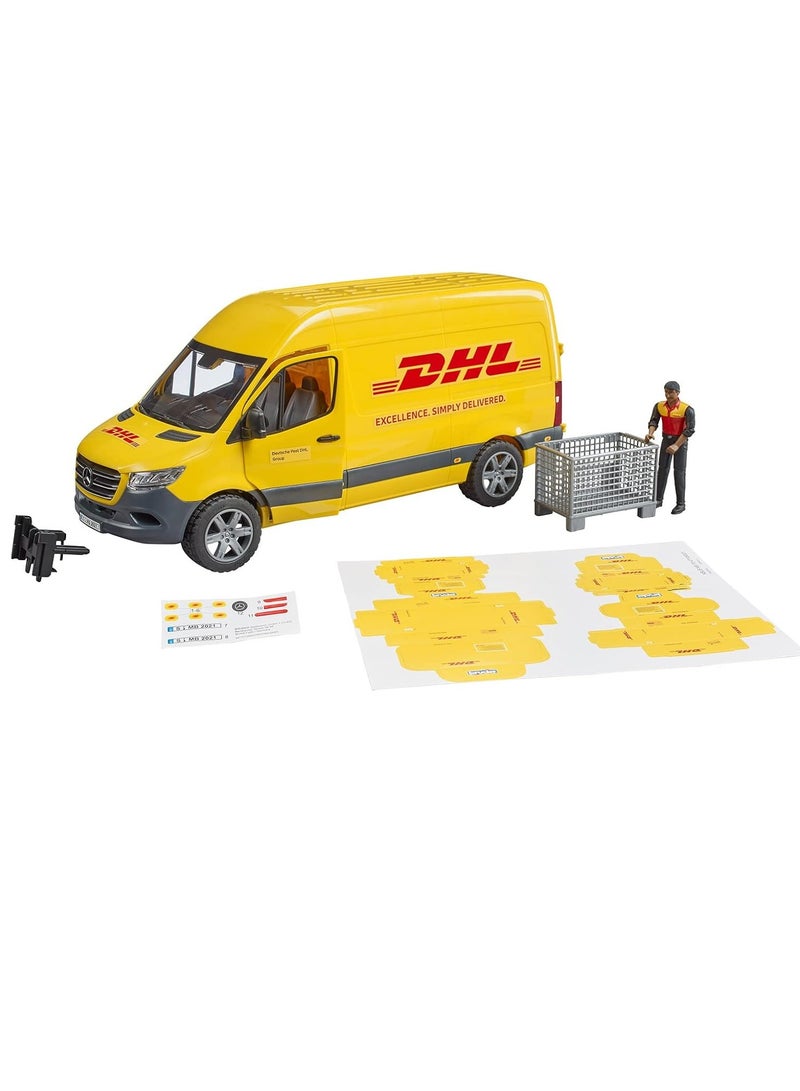 Bruder MB Sprinter DHL with Driver - Image 4