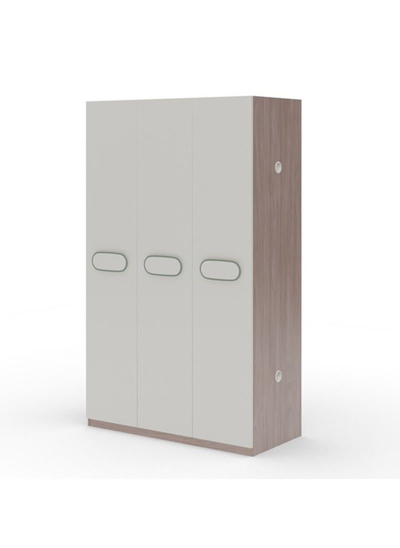 ROYALOAK Royaloak Chiron 3 Door Wardrobe | HDF Construction | Classic Matte Finish | Modern Design | Durable & Long-lasting | Freestanding Design | Cupboard | Wardrobe for Clothes  - Image 1