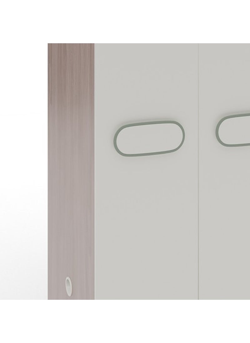 ROYALOAK Royaloak Chiron 3 Door Wardrobe | HDF Construction | Classic Matte Finish | Modern Design | Durable & Long-lasting | Freestanding Design | Cupboard | Wardrobe for Clothes  - Image 4