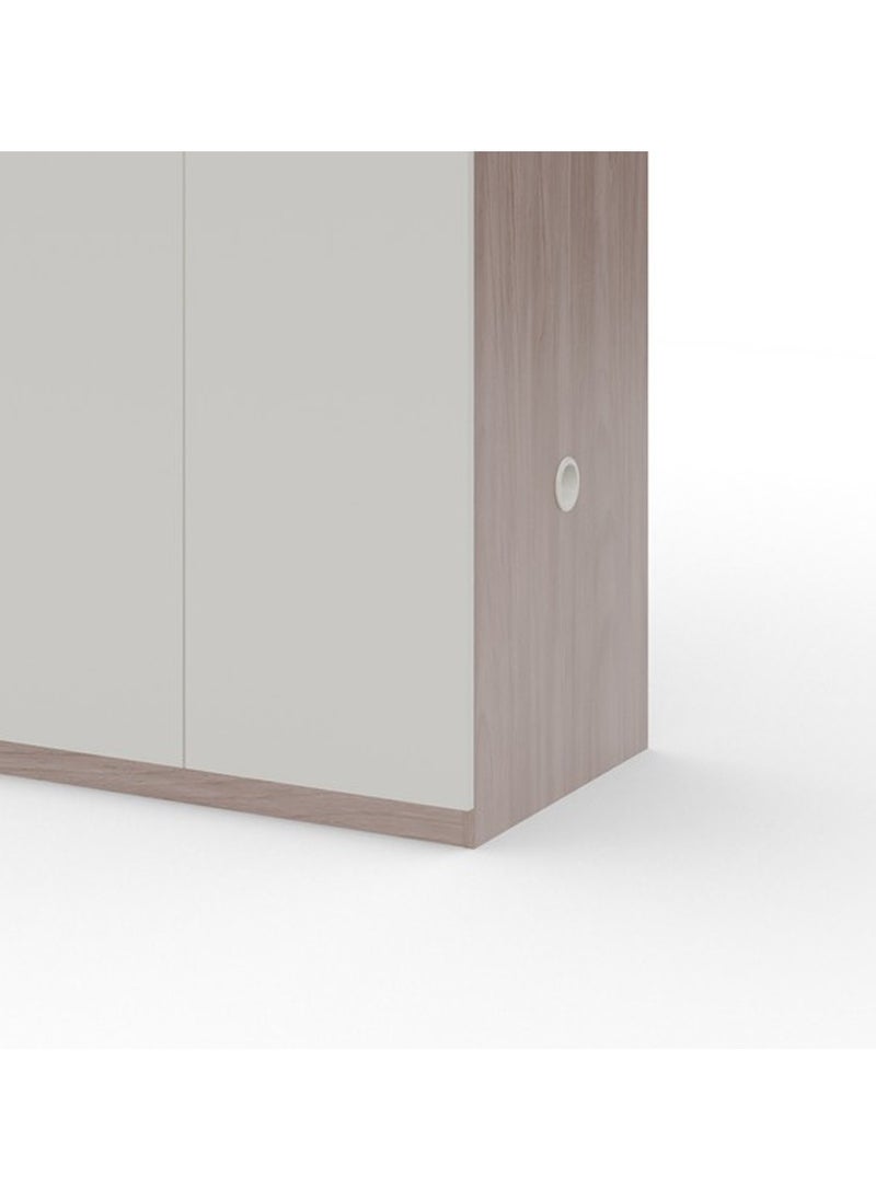 ROYALOAK Royaloak Chiron 3 Door Wardrobe | HDF Construction | Classic Matte Finish | Modern Design | Durable & Long-lasting | Freestanding Design | Cupboard | Wardrobe for Clothes  - Image 5