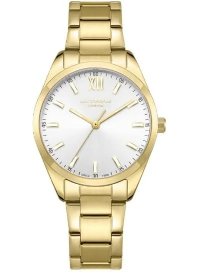 لي كوبر Lee Cooper Women'S Pc21S2M Movement Watch, Analog Display And Metal Strap - Lc08014.130, Silver