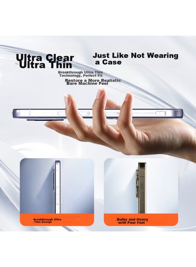 Koolife Phone Case For Oppo Reno12, Protective Cover For Reno12, Full Lens Protection, Simple Skin-friendly Transparent Soft Shell, Fingerprint-resistant Back Cover - Image 4