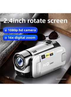 Generic Student Party Megapixel Camera Handheld Dv Flip Swivel Screen Selfie Campus Retro Ccd Digital Camera-Body Color:Black (hd Lens Flip Screen)-package Three  - Image 1