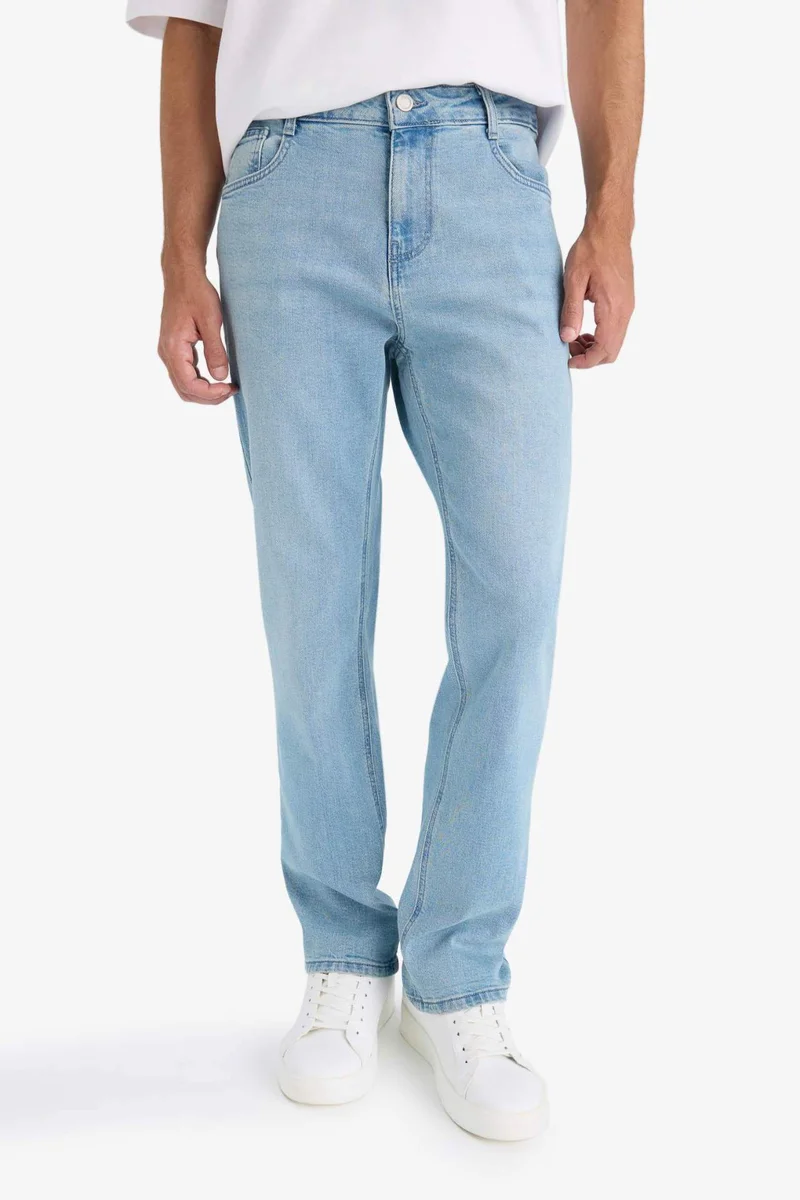 Defacto  Sergio Regular Fit Regular Waist Jeans  | Best Price UAE