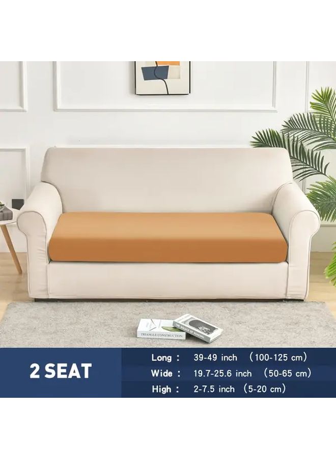 Wine Red 1pc Stretch Sofa Cushion Cover L Shaped Sectional Protector Machine Washable - Image 5