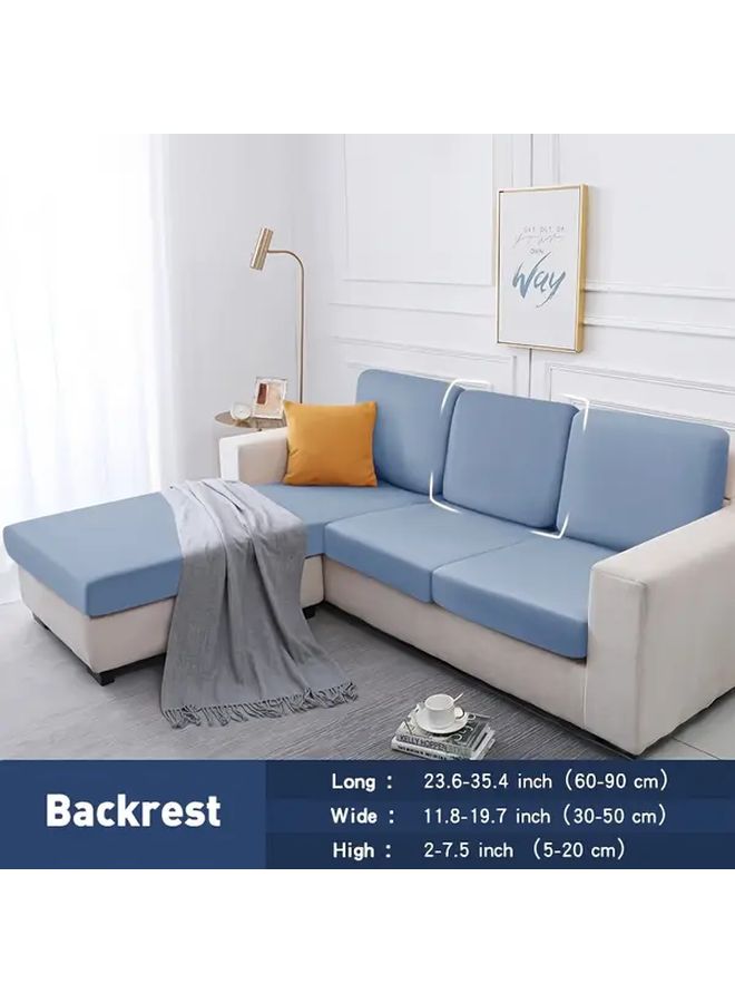 Wine Red 1pc Stretch Sofa Cushion Cover L Shaped Sectional Protector Machine Washable - Image 4