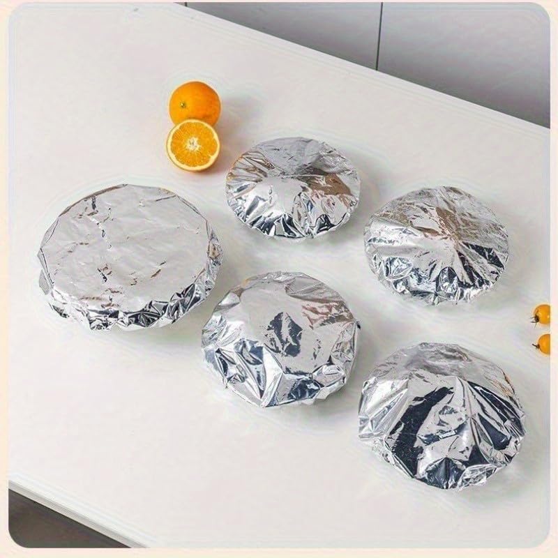 10 Pack Reusable Insulated Food Covers, Heat Resistant, Keep Food Hot and Fresh, Versatile for Kitchen and Storage - Image 5