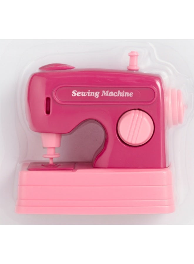 بريميم آلة خياطة منزلية صغيرة باللون الوردي – محمولة للخياطة اليدوية والإصلاحات والمشاريع القماشية - Image 1