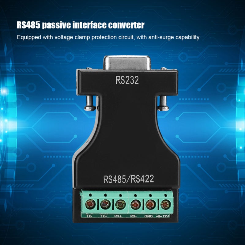 RS-232 To 485 Adapter Compact Lightweight Design - No Jumper Switching Adaptive RS-232 To 422 Converter For Industrial Automation, Attendance Machines And Control Systems - Image 4