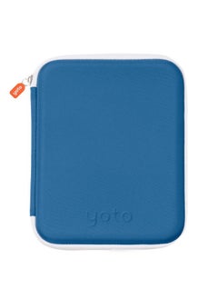 YOTO Yoto Card Case in Blue Bird - Kids Accessory, Soft Portable Folder with Zipper & 64 Pockets Player & Mini Audiobook Cards, Card Binder Holder with Sleeves for Travel  - Image 1
