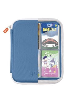 YOTO Yoto Card Case in Blue Bird - Kids Accessory, Soft Portable Folder with Zipper & 64 Pockets Player & Mini Audiobook Cards, Card Binder Holder with Sleeves for Travel  - Image 2