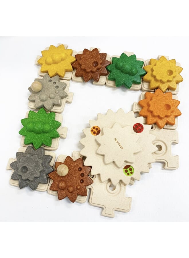 IAF Wooden Gear & Puzzle Multicolor - Image 2