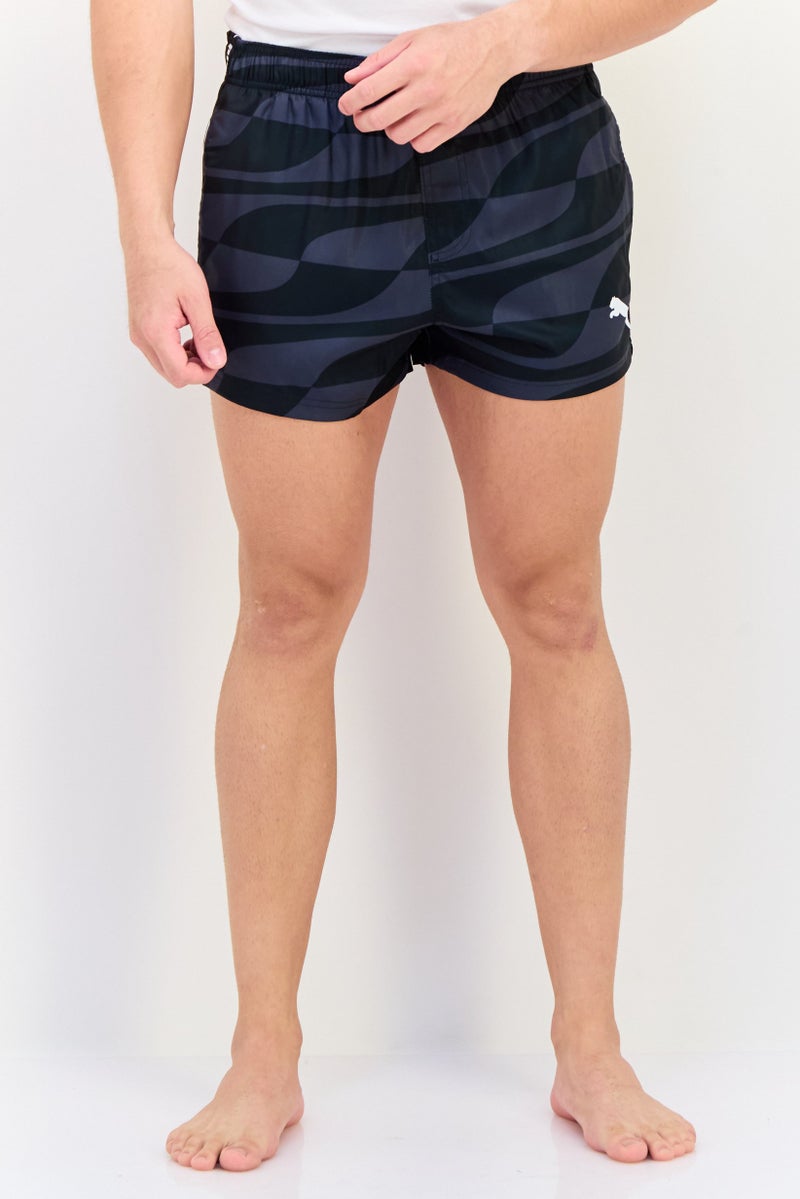 PUMA Men Brand Logo Board Shorts, Black  - Image 1