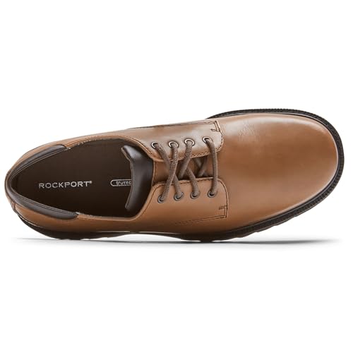 Rockport أكسفورد روك بورت للرجال نورثفيلد المقاوم للماء، بني داكن، 10 عريض - Image 3