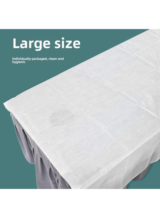 Disposable Bed Sheets Thickened Waterproof And Oil-proof Medical Beauty Salon Massage Mattress Travel Double Ureterative Care Pad-Color:Blue 100 With Holes * 200 Bulk (20 Sheets)-Specifications:Select Purchase As Per Above - Image 4