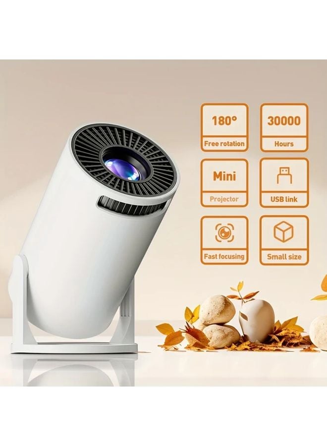 Indoor Home Theater Movie Projector Compatible with Android IOS Laptop USB Memory Card - Image 5