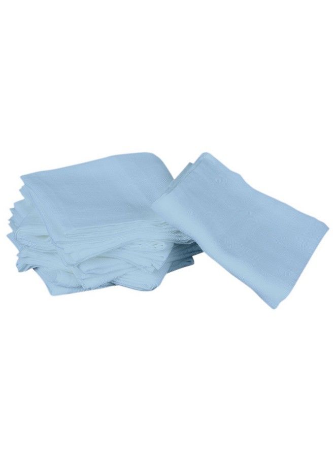 Lula Mom Reusable Muslin Squares And Napkins Pack Of 12 White - Image 3