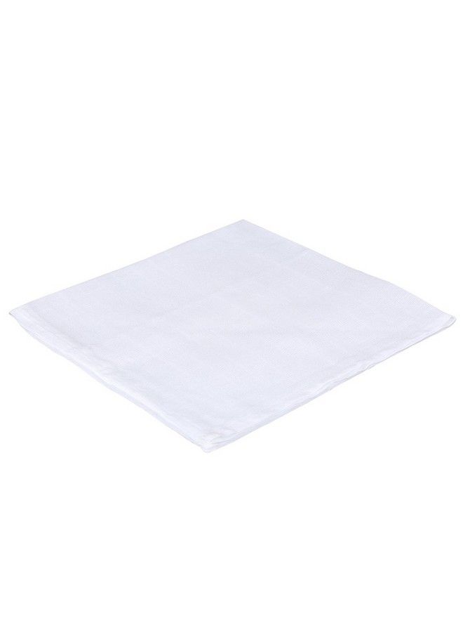 Lula Mom Reusable Muslin Squares And Napkins Pack Of 12 White - Image 5