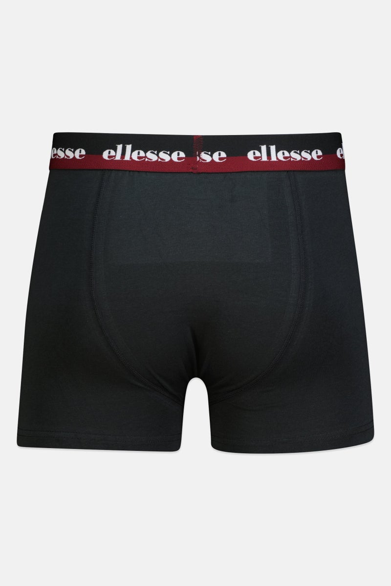 Ellesse Men 3 Pieces Brand Logo Trunks, Multicolor - Image 4