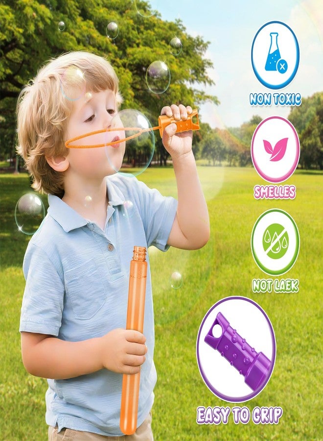 spring flower SpringFlower Bubble for Kids, 48 Pcs 2OZ Bubble Wands in 6 Colors, Bubble Bulk for Kid Party Favors, Summer Toys, Indoor & Outdoor Activities, Birthday, Carnival Prizes, Wedding, Goodie Bags - Image 3