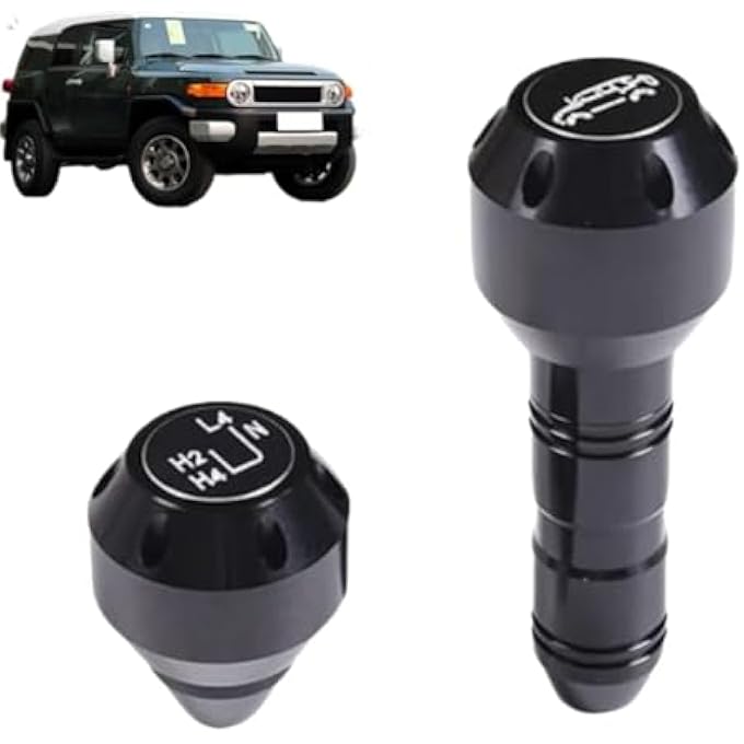 rayihni Car Gear Shifter Head Replacement Fit for Toyota FJ Cruiser 2007 2008 2009 2010 2011 2012 2013 2014 2015 2016 2017 2018 2019 2020 2021 Shift Button Knob Replacement Kit Toyota FJ Accessories - Image 2