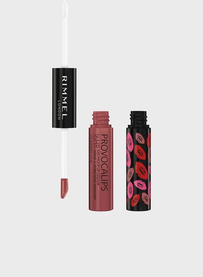 RIMMEL LONDON Rimmel Provocalips 16HR Kissproof Lip Colour – 215 – Summer Lovin, 8g
