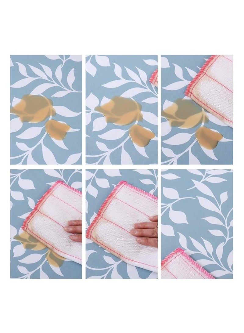 Y&D Waterproof tablecloth Heavy Duty Vinyl Rectangle Tablecloth with Flannel Backing for Kitchen Party Picnic Dining Spring Summer Indoor and Outdoor 55X78 Inch - Image 5