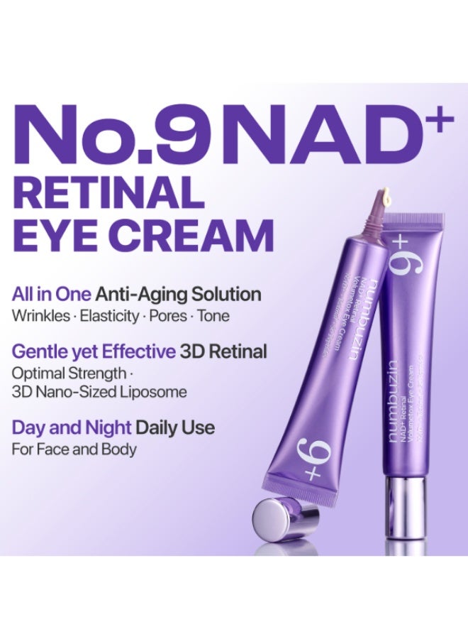 Numbuzin No.9 NAD Retinal Volumetox Eye Cream 20ml (Tube) - Image 3