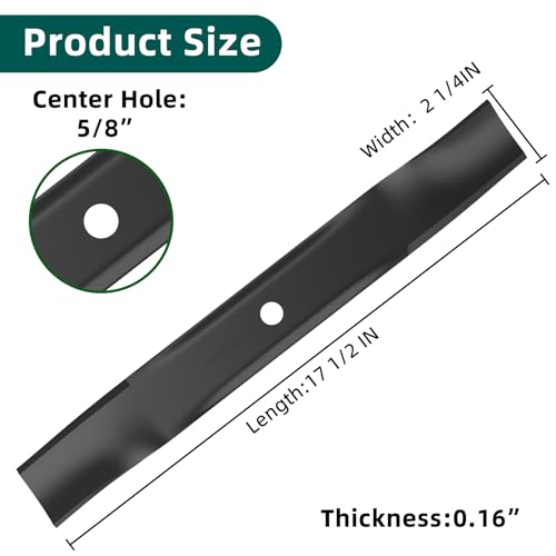 RONPOW 115-5059-03 50″ Lawn Mower Blades Compatible with Toro Timecutter SS5000, SS5060, MX5050, MX5060, Exmark Quest S/E, High Lift Zero Turn Blade, Replaces 79016p, 110-6837-03 112-9759-03, 3Pack - Image 3