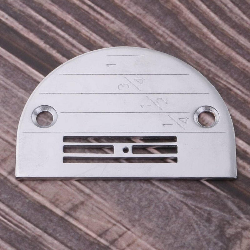 klarako Needle Plate for Industrail Single Needle Sewing Machine, Silver, E14 - Image 3