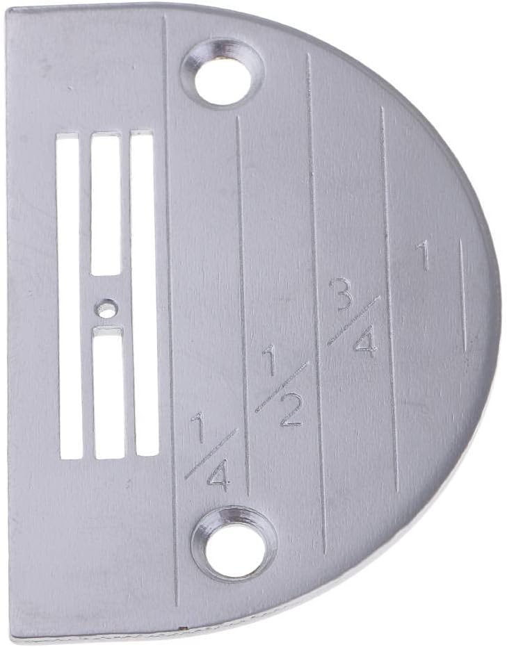 klarako Needle Plate for Industrail Single Needle Sewing Machine, Silver, E14 - Image 1