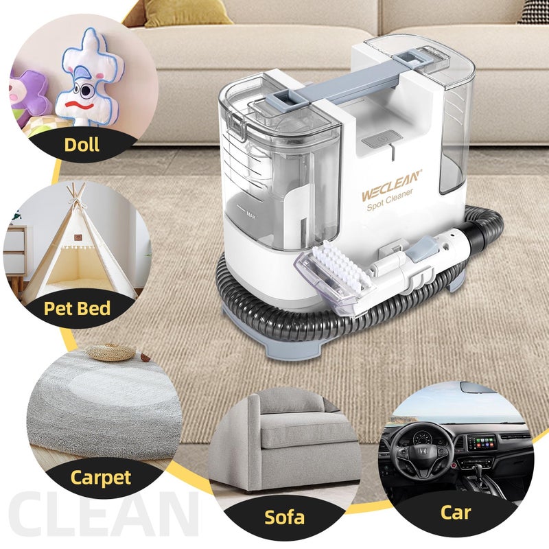 WECLEAN C1 Portable Extractor for Couch and Carpet Cleaner Upholstery Cleaner for Deep Cleaning - Image 4