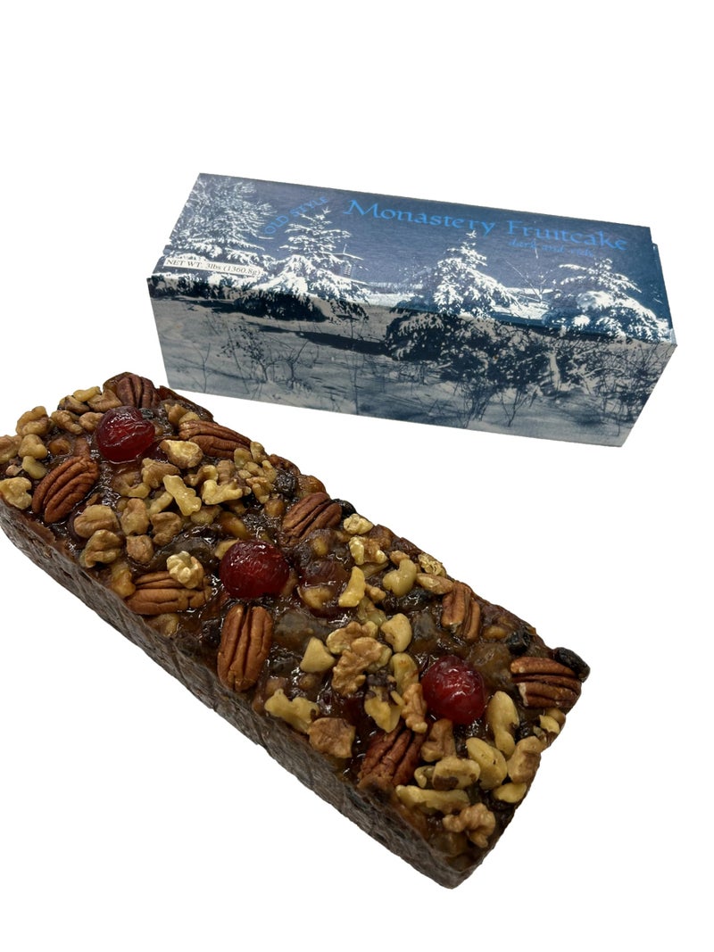 Trappist Abbey Monastery Fruitcake 3lb in Gift Box - Image 1