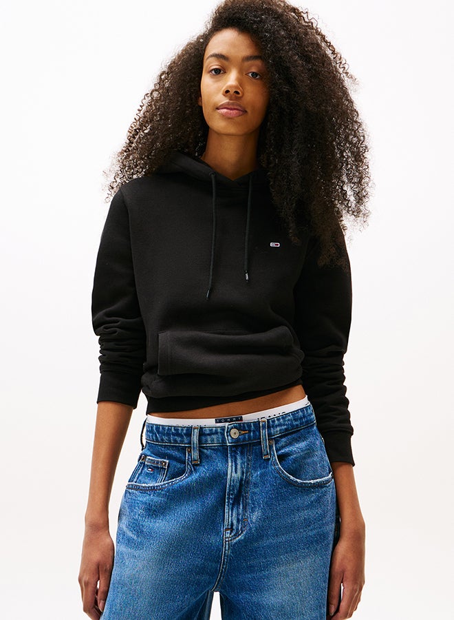 TOMMY JEANS Flag Embroidery Drawstring Hoody  - Image 1